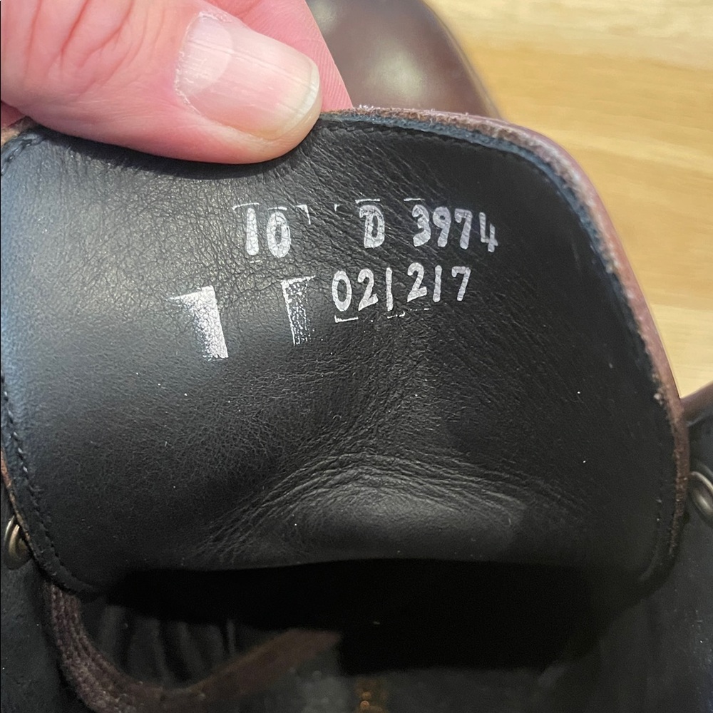 Allen Edmonds Men's Brown Leather Boots size 10 - Picture 6 of 7